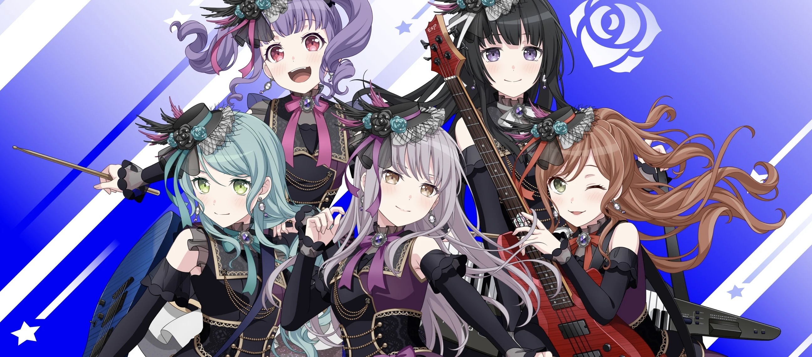 Roselia band banner portrait